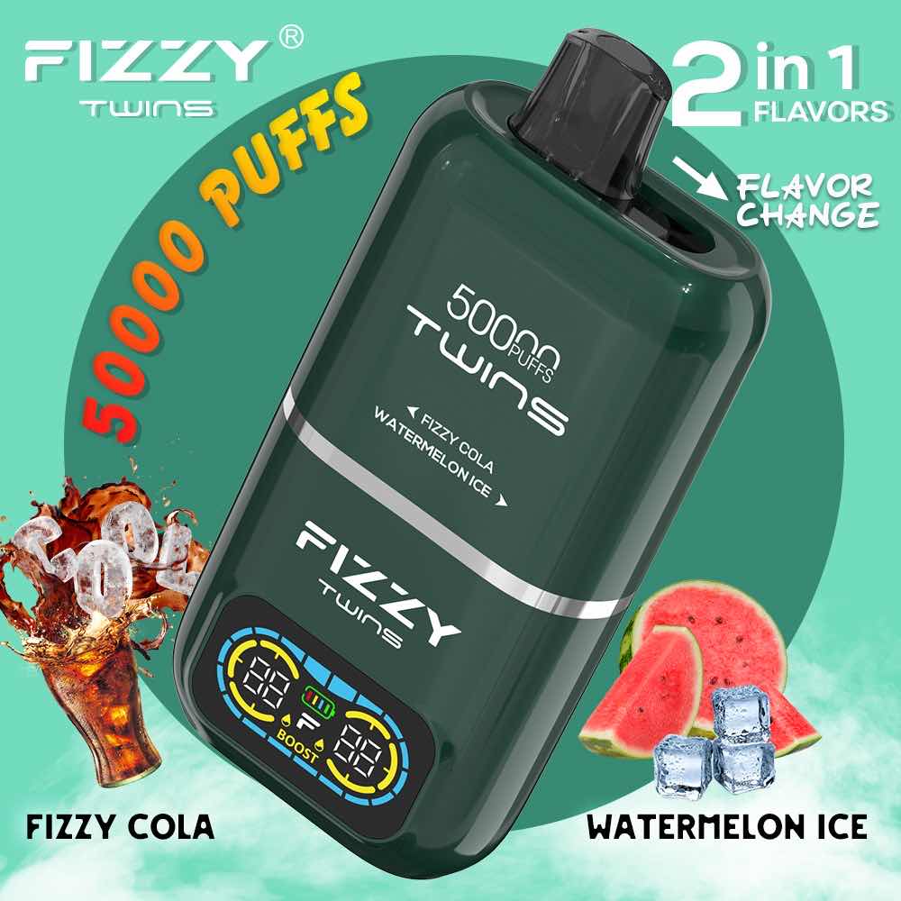 【Fizzyシリーズ代表作】Fizzy Twins 50K|2フレーバー切替 ニコパフ N5%