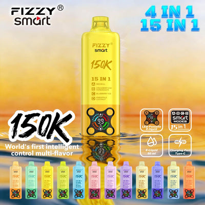 【NEW】Fizzy Smart 15 IN 1  150000Puffs