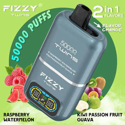 【Fizzyシリーズ代表作】Fizzy Twins 50K｜2フレーバー切替 ニコパフ N5%