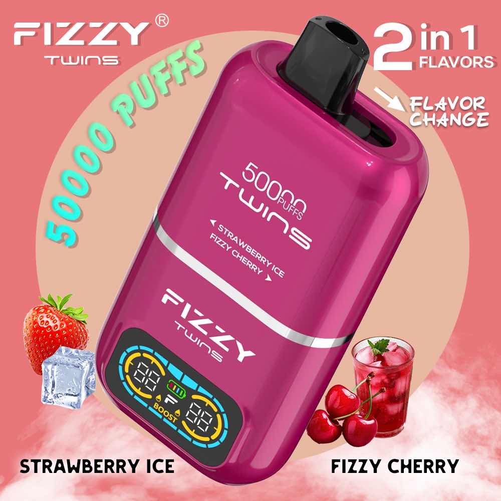 【Fizzyシリーズ代表作】Fizzy Twins 50K｜2フレーバー切替 ニコパフ N5%