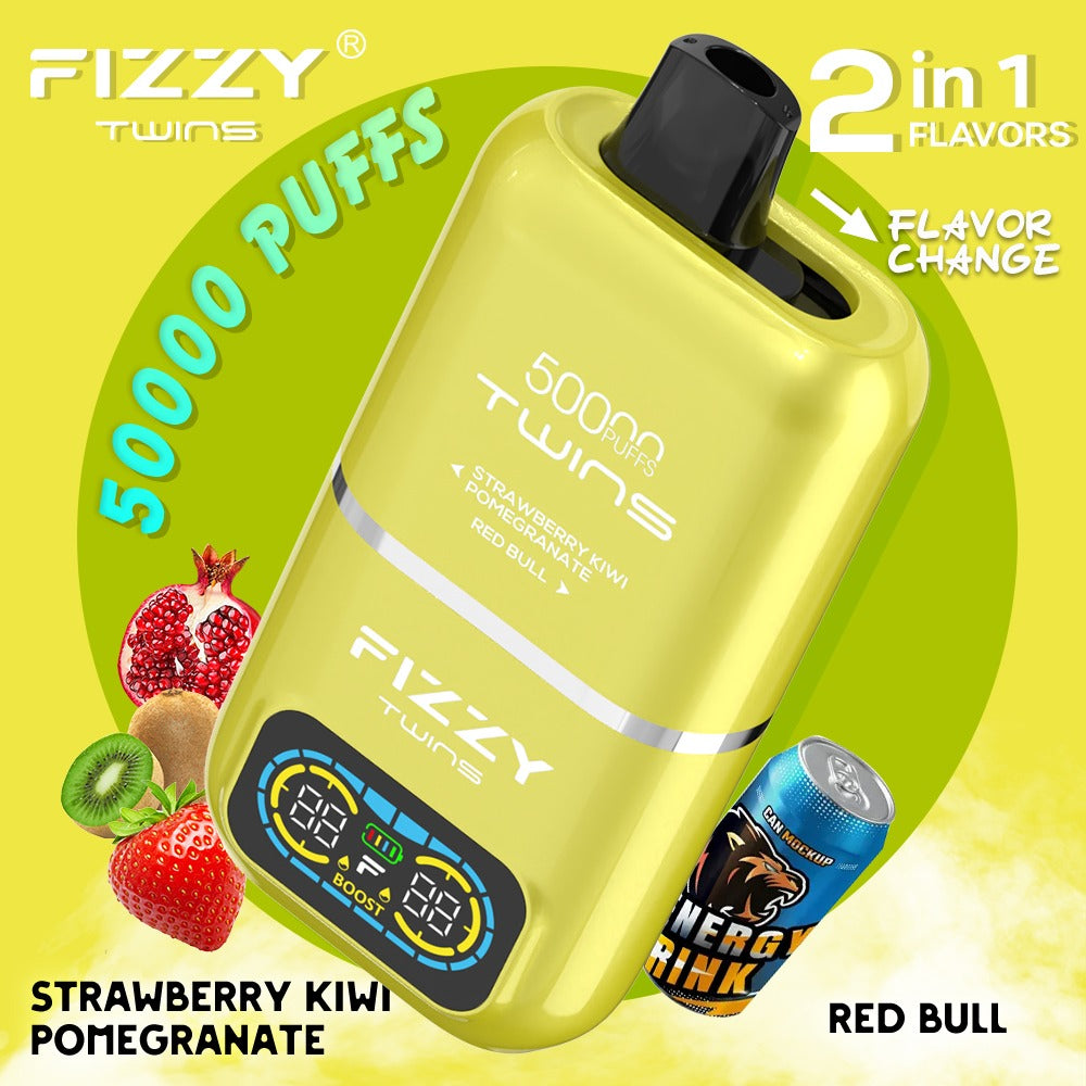 【Fizzyシリーズ代表作】Fizzy Twins 50K｜2フレーバー切替 ニコパフ N5%