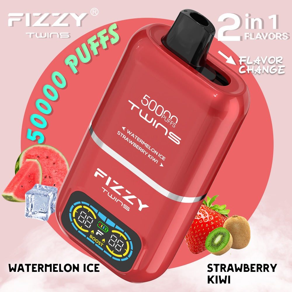 【Fizzyシリーズ代表作】Fizzy Twins 50K｜2フレーバー切替 ニコパフ N5%