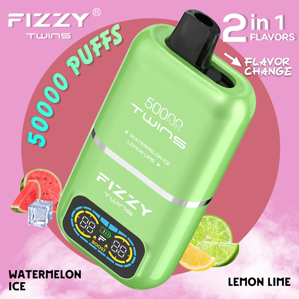 【Fizzyシリーズ代表作】Fizzy Twins 50K｜2フレーバー切替 ニコパフ N5%