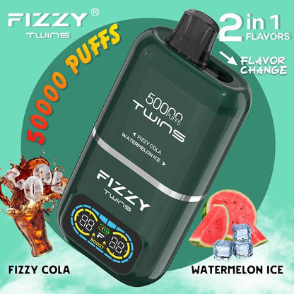 【Fizzyシリーズ代表作】Fizzy Twins 50K｜2フレーバー切替 ニコパフ N5%