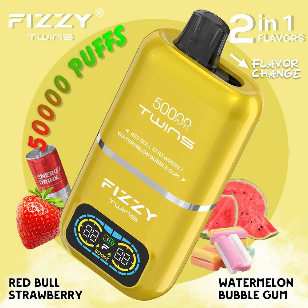 【Fizzyシリーズ代表作】Fizzy Twins 50K｜2フレーバー切替 ニコパフ N5%