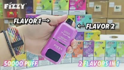 【Fizzyシリーズ代表作】Fizzy Twins 50K｜2フレーバー切替 ニコパフ N5%